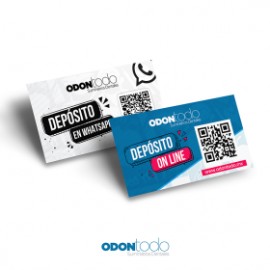 1000 Tarjetas Impresas a color 4×1 barniz UV