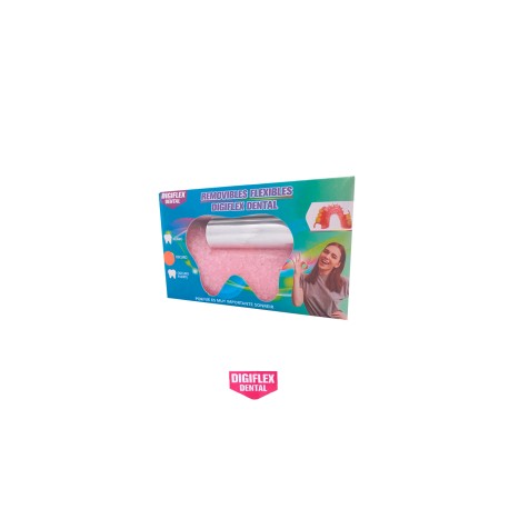 Removibles Flexibles Digiflex Dental 1/4kg – 3 tonos – Incluye 4 tubos.