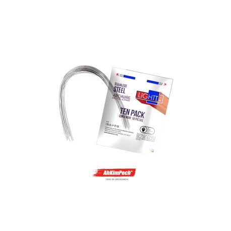 Arcos de Acero Inoxidable Lightt 10 pz. – Calibre .012 – .020 Redondo