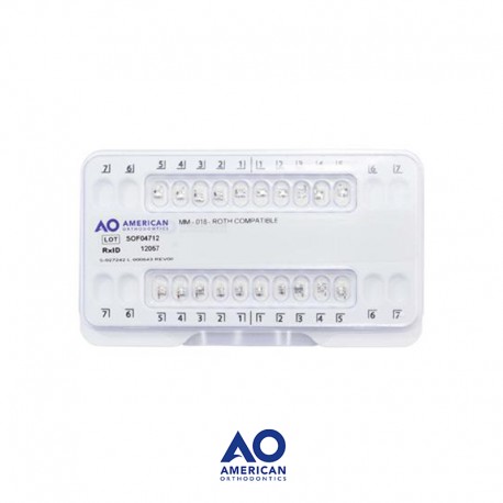 Brackets Mini Roth .018  juego – American Orthodontics