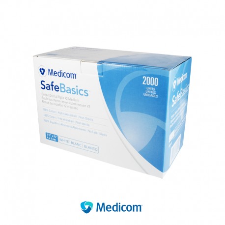 Algodón en Rollo Medicom Caja con 2000pz.