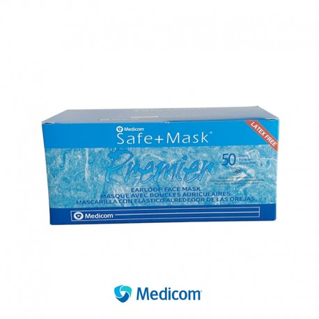 Caja de Cubrebocas Azul con 50pz. – Medicom