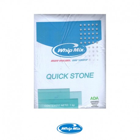 Yeso Tipo III Quickstone Azul 1kg – Whip Mix