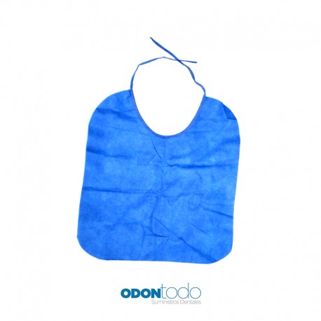 Babero Desechable Azul con 50 32X50cm KORT