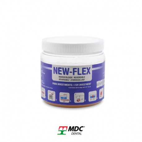 New Flex Hidrocoloide Reversible para Investimento 600gr. – Blanco,Contenedor Para Dentaduras 1 pza – Confident,Acrílico Rapido