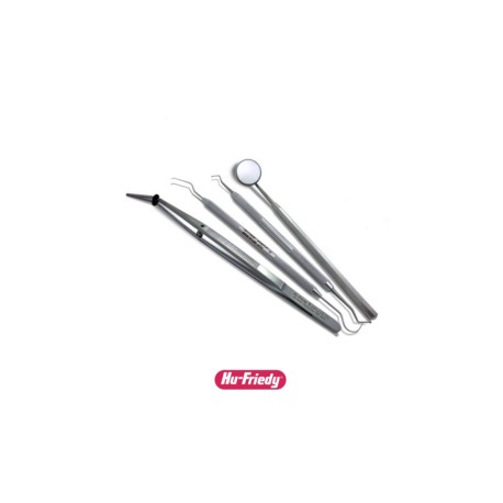Hu Friedy  – Cucharrilla Excavador 36/37 – 1.5mm,Pinza para Arcos Linguales – 6B 038,Kit Basico 1X4 Hexagonal en Acero Inoxidab