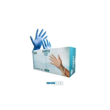 Guantes de Látex TWC – Tallas CH – M – G – Blancos y Azules