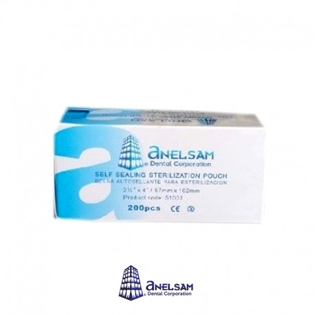 Bolsa para Esterilizar 2 1/4 X 4 con 200pz. – Anelsam,Jeringa de Anestesia con Aspiración – Hu Friedy,Anestesia Lidocaína ZK-IN