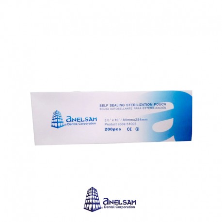 Bolsa para Esterilizar 2 3/4 x 15 con 200pz. – Anelsam,Gasas Paquete con 200 pz. Medicom,Campo Hendido con 10pza – Genérica,Bol